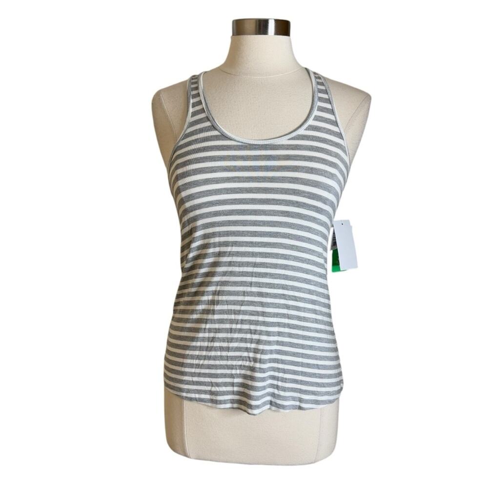 Honeydew Intimates Gray Striped Pajama Shirt Women's Tank Top Size Small NWT NEW
